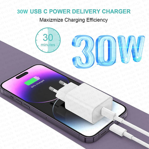 For Apple Wireless Charger For iPhone 14 13 12 11 15 16 Pro Max Fast Charging Type C Lightnings Cable